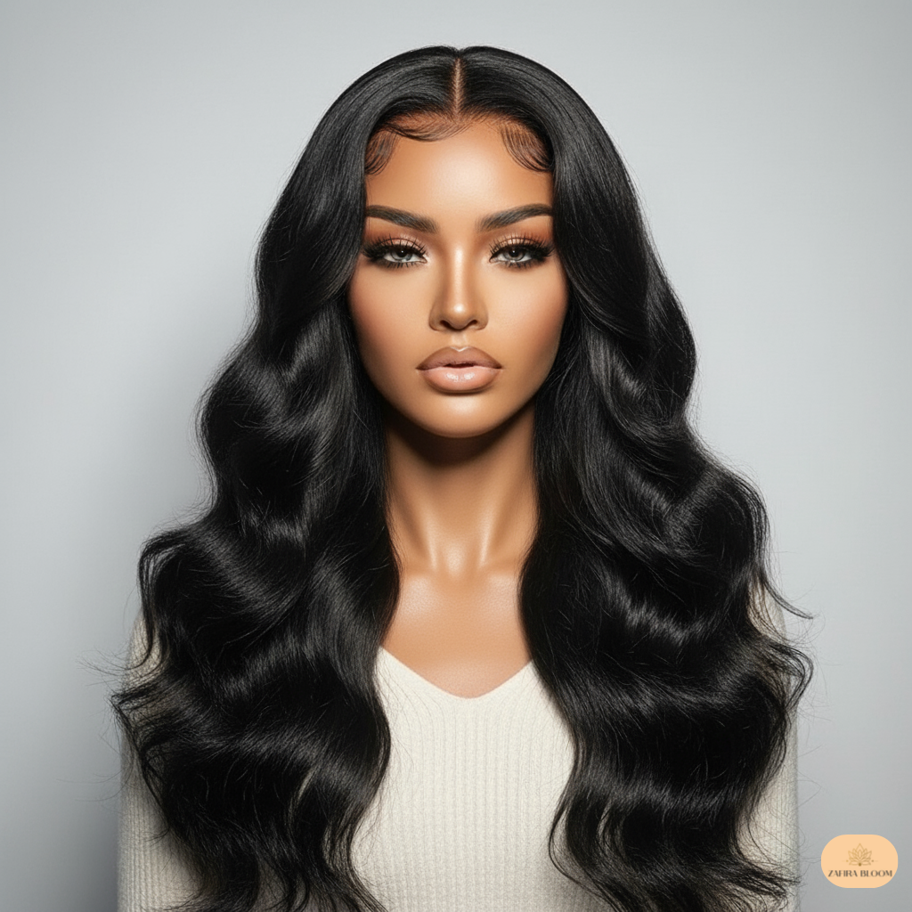 Long Body Wave Lace Front Wig with Natural Hairline