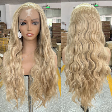613 Mix Blonde Synthetic Lace Front Wig - Effortless Glamour