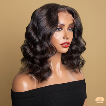 Luxurious Body Wave Bob Wig - 200% Density Brazilian Remy