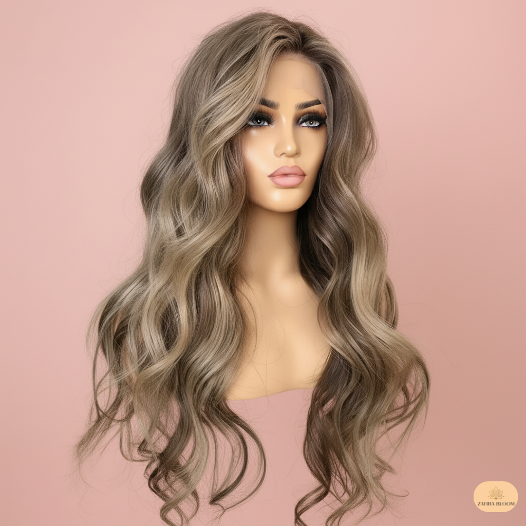 Chocolate Brown 13x4 Lace Front Brazilian Remy Wig