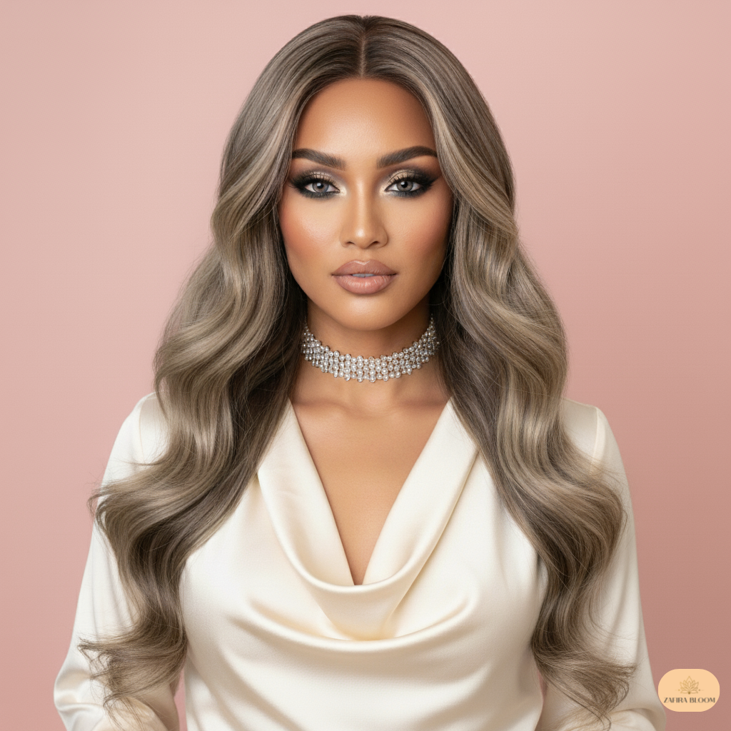 Chocolate Brown 13x4 Lace Front Brazilian Remy Wig