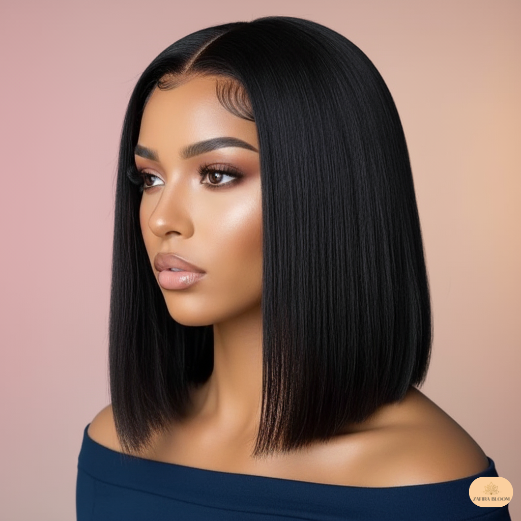 Lace Front Bob Wig 13x4 - Brazilian Virgin Hair
