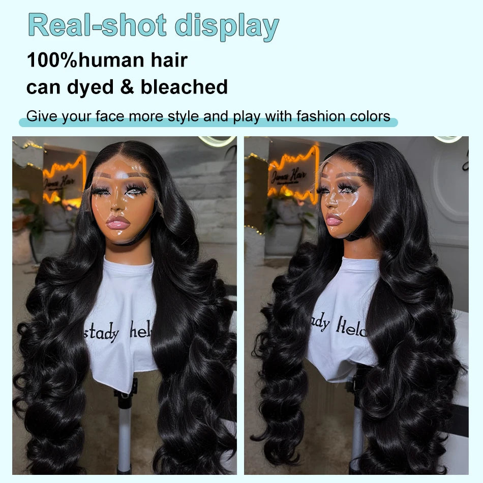 Luxurious Body Wave HD Lace Front Wig - 30-40 Inch